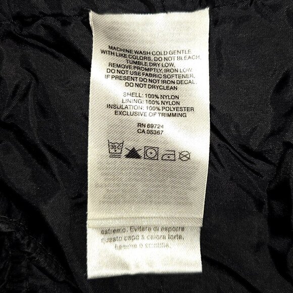 Columbia Mighty Lite Black Full Zip Hooded Nylon All Season Vest Size Small - Picture 8 of 8